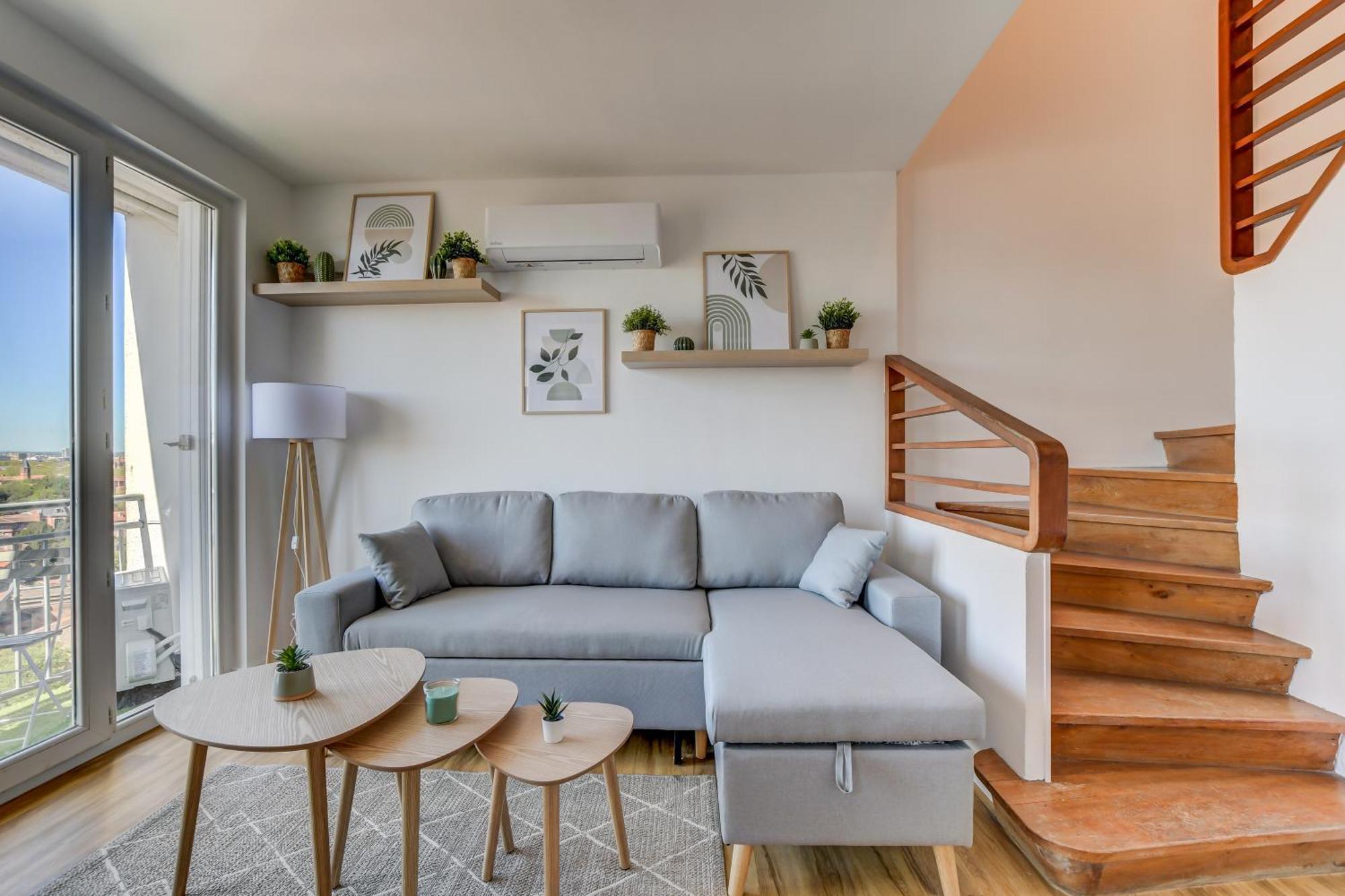 Sunset Duplex - Grand-Rond, Jardin Des Plantes, Centre-Ville, 2 Bdrs 60M2, Ac, Free Public Car Park 200M Away, Netflix - T3 60M2 Avec Clim, Parking Public Gratuit A 200M Toulouse Exterior foto